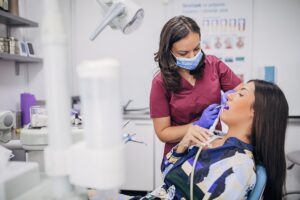 patinet getting a Gum disease in Forest Hill