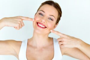 Patient receiving gum bleaching in Forest Hill