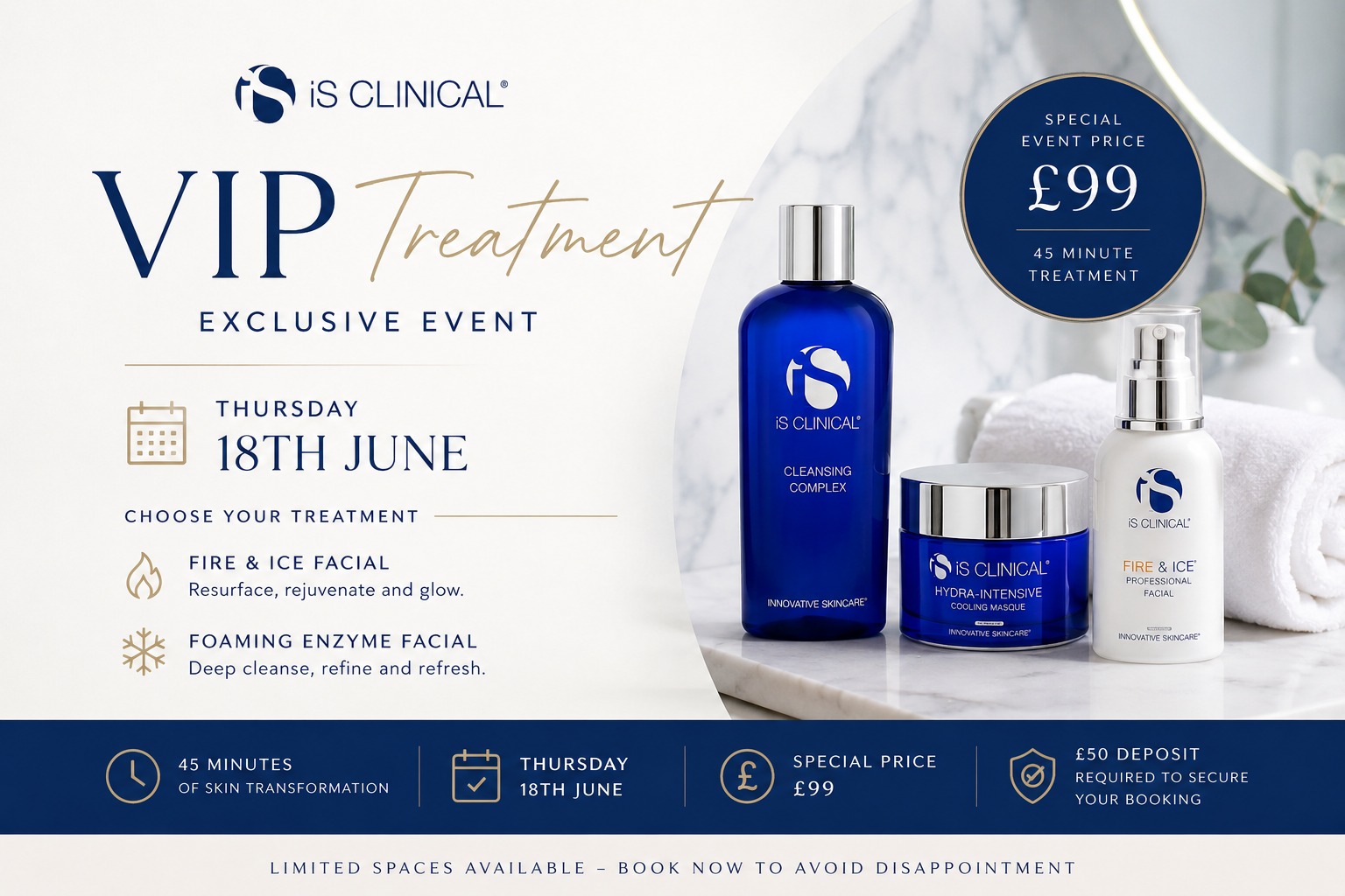 iS Clinical VIP Treatment Day at London Dental Arts
